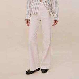 Reformation Cary Cream Jeans